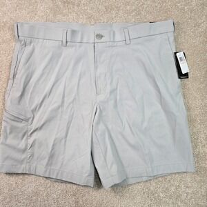 Callaway Mens Golf Shorts 40 Gray Performance Stretch Flat Front 9 Inseam New
